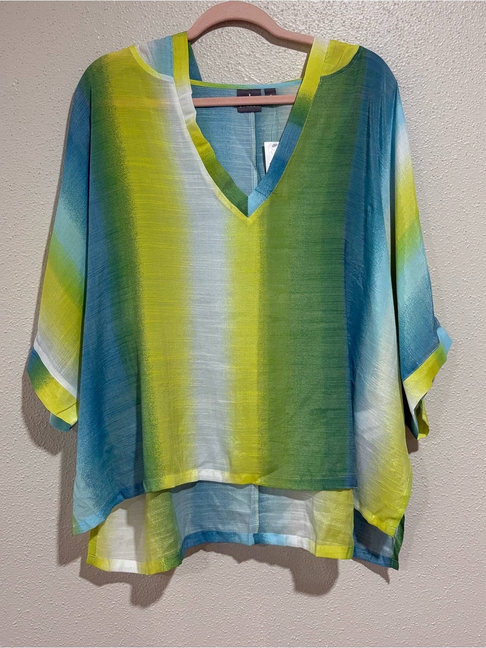 NWT Soho New York & Company Sheer Hooded Blouse Cover-Up Medium